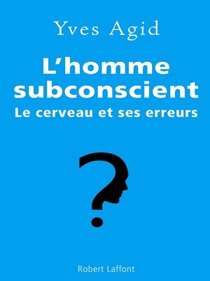 cover image of L'homme subconscient